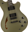 SA-126 Special Electric Guitar with Case - Matte Army Drab