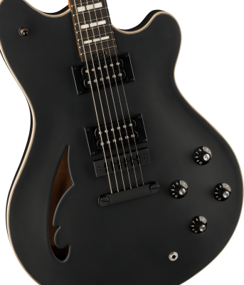 SA-126 Special Electric Guitar with Case - Stealth Black