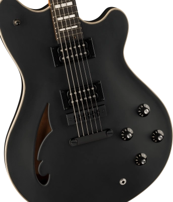 SA-126 Special Electric Guitar with Case - Stealth Black