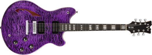 EVH - SA-126 Special Quilted Maple Electric Guitar with Case - Transparent Purple