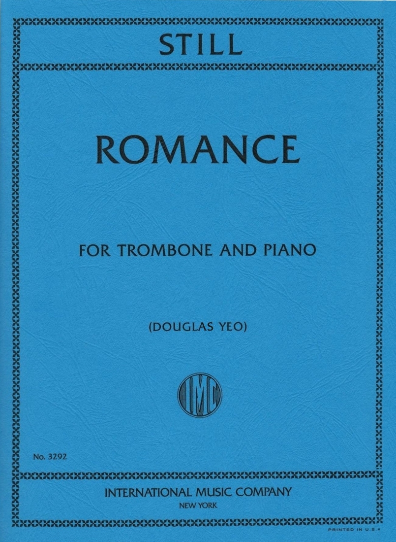 Romance - Still/Yeo - Trombone/Piano - Sheet Music