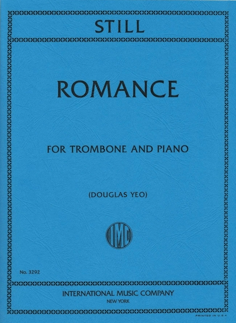 Romance - Still/Yeo - Trombone/Piano - Sheet Music