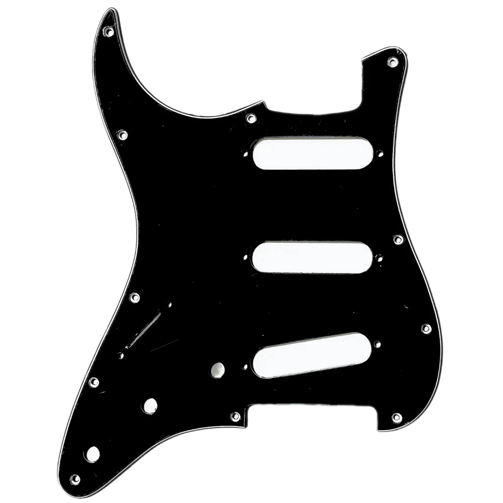 Left-Handed 11-hole Pickguard for Stratocaster - Black