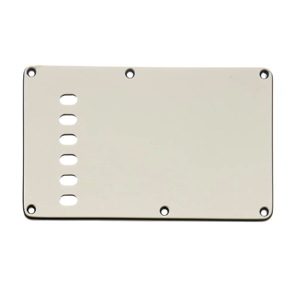 Tremolo Spring Cover Backplate - Parchment White, 3-Ply
