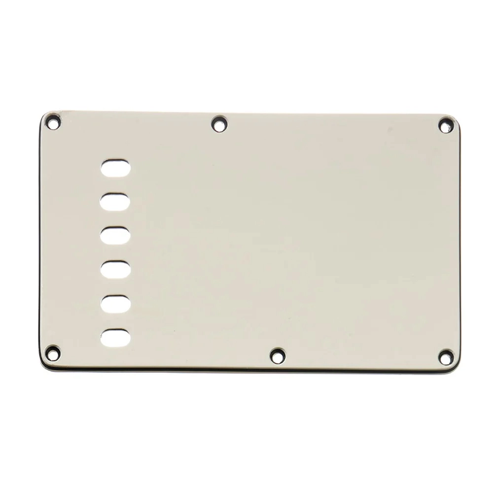 Tremolo Spring Cover Backplate - Parchment White, 3-Ply