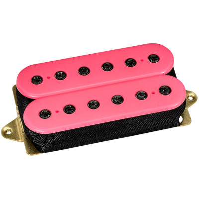 DiMarzio - PAF Joe Satriani Signature Neck Pickup - Pink with Black Poles