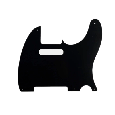 All Parts - 5-hole Pickguard for Telecaster - Black Bakelite