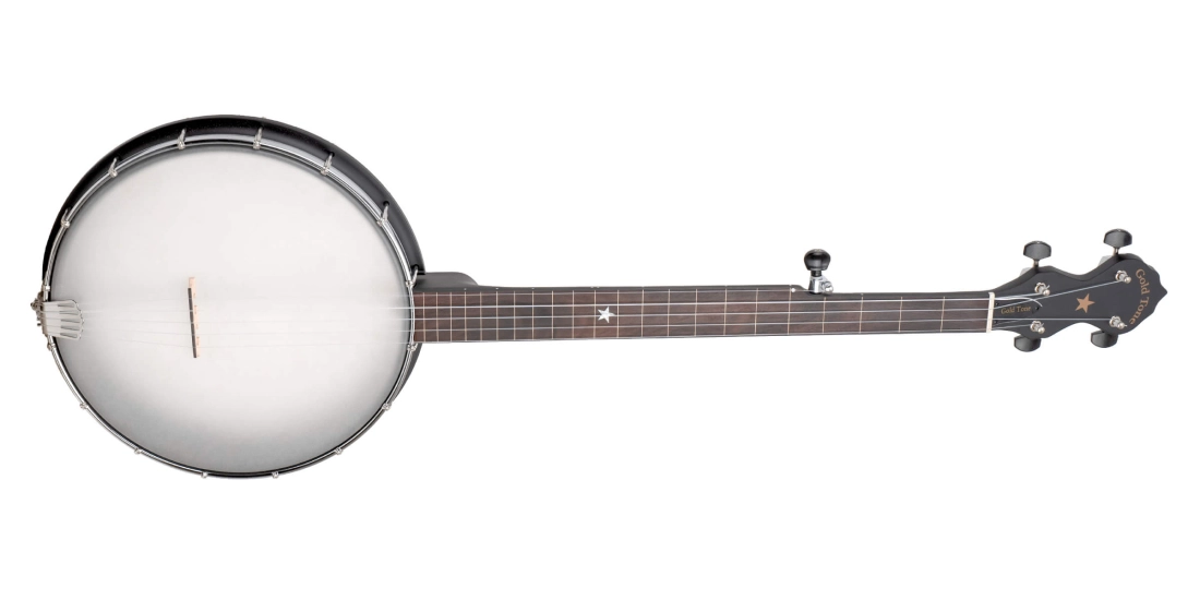 12\'\' Fretless Acoustic Composite 5-String Openback Banjo with Gigbag