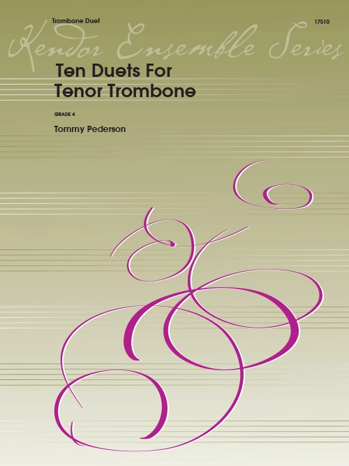 Ten Duets For Tenor Trombone - Pederson - Tenor Trombone Duet - Book