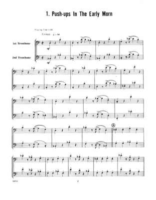 Ten Duets For Tenor Trombone - Pederson - Tenor Trombone Duet - Book