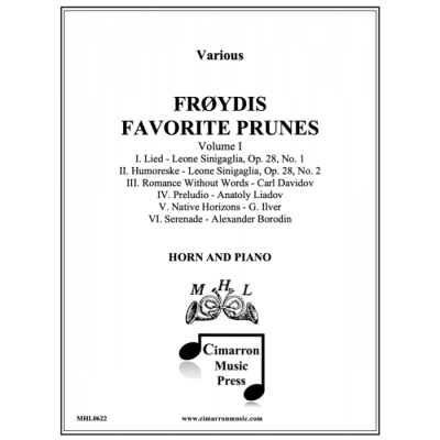 Froydis Favorite Prunes, Volume 1 - Horn/Piano - Book