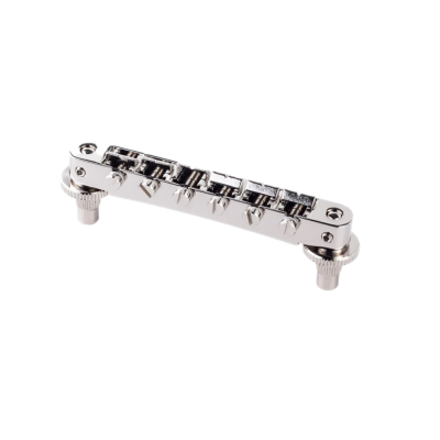 All Parts - Tonepros Nashville Style Tunematic Bridge with Pre-Notched - Nickel