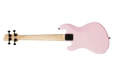 Solid Body 4-String Fretted U-Bass with Gigbag - Pale Pink