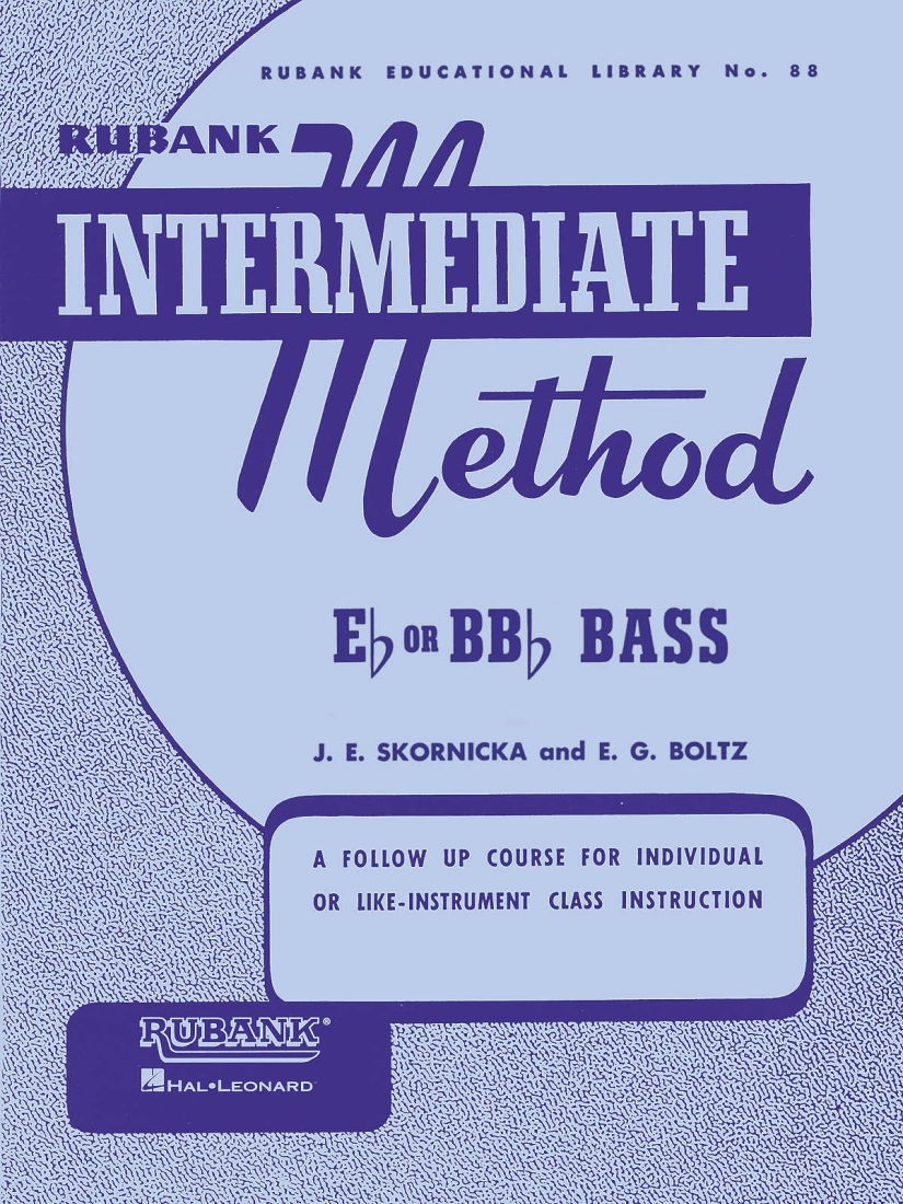 Rubank Intermediate Method - Skornicka/Boltz - Bass/Tuba - Book