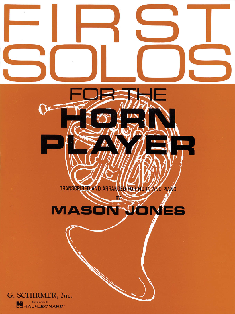 First Solos for the Horn Player - Jones - Horn/Piano - Book