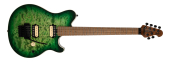 Ernie Ball Music Man - Axis Electric Guitar with Case - Matcha Quilt