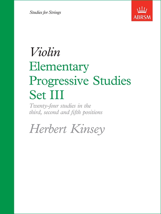 Elementary Progressive Studies, Set III - Kinsey - Violin - Book