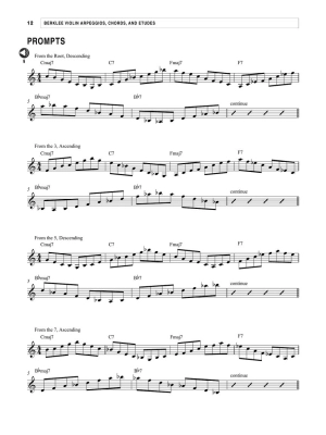 Berklee Violin Arpeggios, Chords, and Etudes - Rabson - Violin - Book/Audio Online