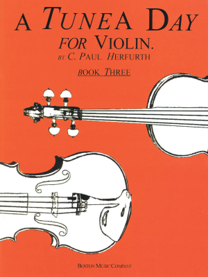 Boston Music Company - A Tune a Day, Book 3 - Herfurth - Violin - Book