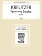 Carl Fischer - Forty-Two Studies - Kreutzer\/Singer - Violin - Book