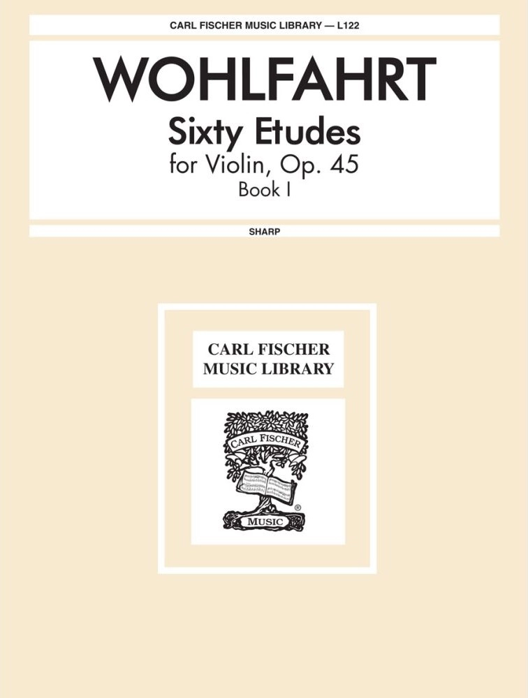 Sixty Etudes, Op. 45, Book I - Wohlfahrt - Violin - Book