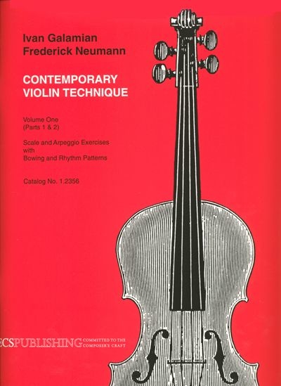 Contemporary Violin Technique, Volume 1 - Galamian/Neumann - Violin - Book