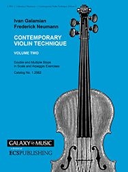 ECS Publishing - Contemporary Violin Technique, Volume 2 - Galamian/Neumann - Violin - Book