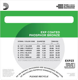 EXP23 - Phosphor Bronze Coated Baritone 16-70