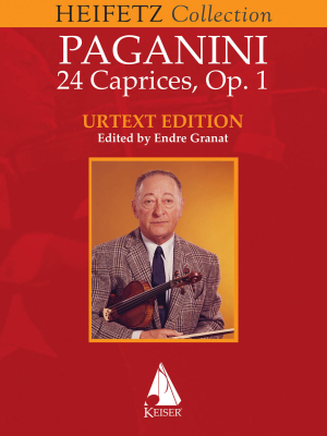 Lauren Keiser Music Publishing - 24 Caprices, Op. 1: Jascha Heifetz Version - Paganini/Granat - Violin - Book