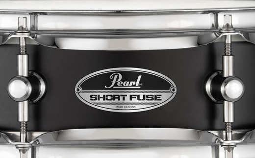 Short Fuse Piccolo 13x3.5\'\' Snare Drum - Black Steel
