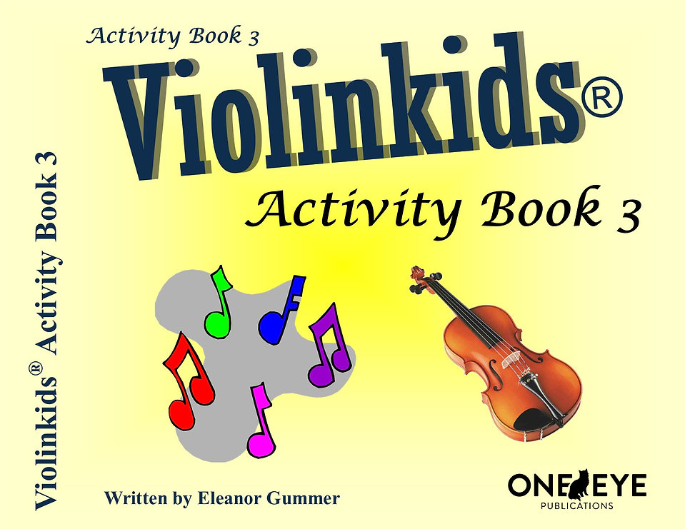 Violinkids Activity Book 3 - Gummer - Violin - Book