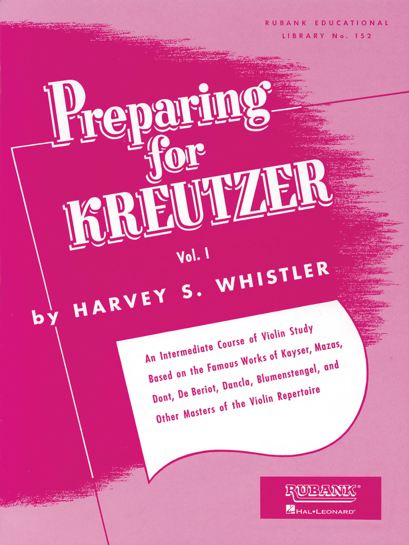 Preparing for Kreutzer, Volume 1 - Whistler - Violin - Book