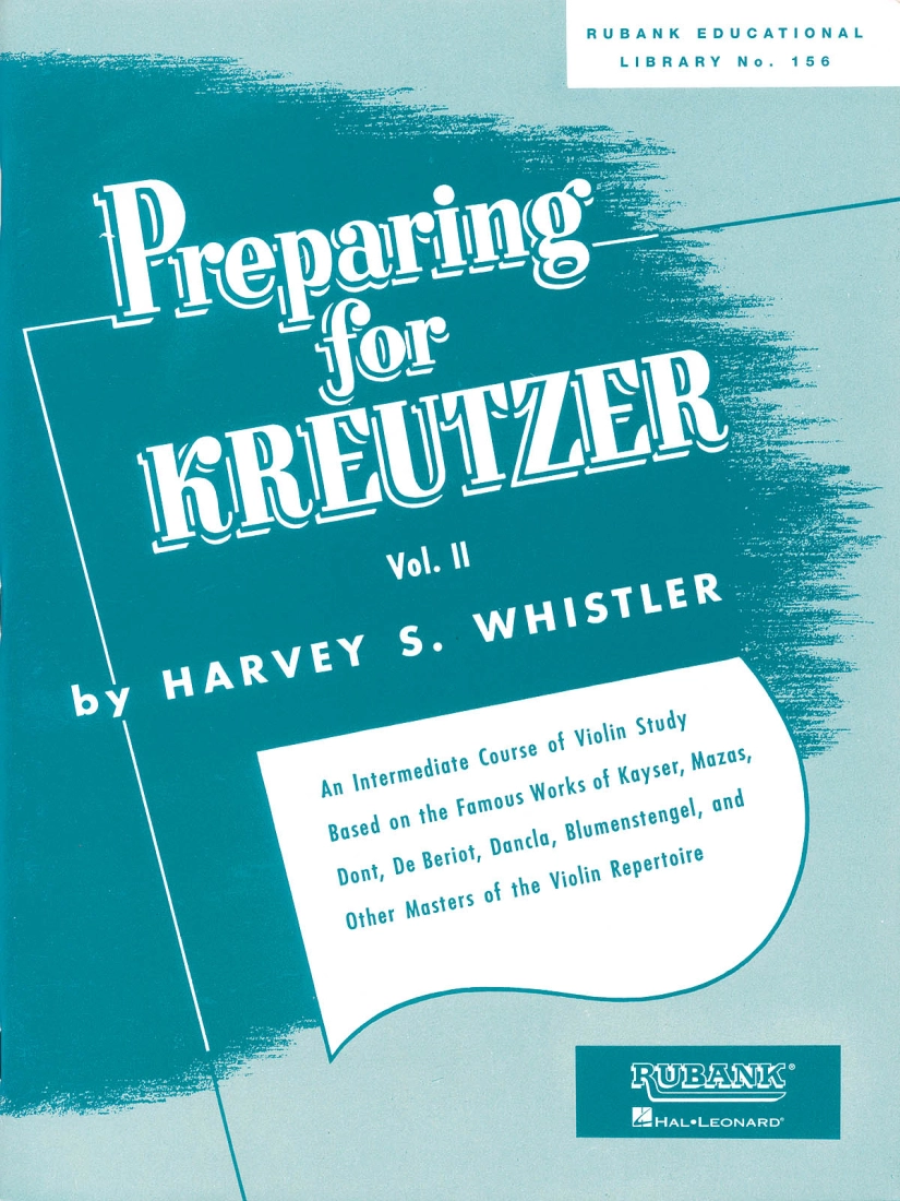 Preparing for Kreutzer, Volume 2 - Whistler - Violin - Book