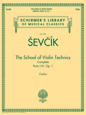 G. Schirmer Inc. - The School of Violin Technics Complete, Op. 1 - Sevcik/Mittell - Violin -  Book
