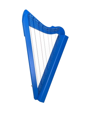 Harpsicle - Brilliant! 34 String Harp with Full Levers - Blue