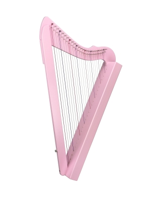Harpsicle - Brilliant! 34 String Harp with Full Levers - Pink