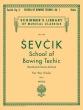 G. Schirmer Inc. - School of Bowing Technics, Op. 2, Book 1 - Sevcik\/Mittell - Violin - Book