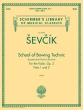 G. Schirmer Inc. - School of Bowing Technics, Op. 2, Parts 1 & 2 - Sevcik\/Mittell - Violin - Book
