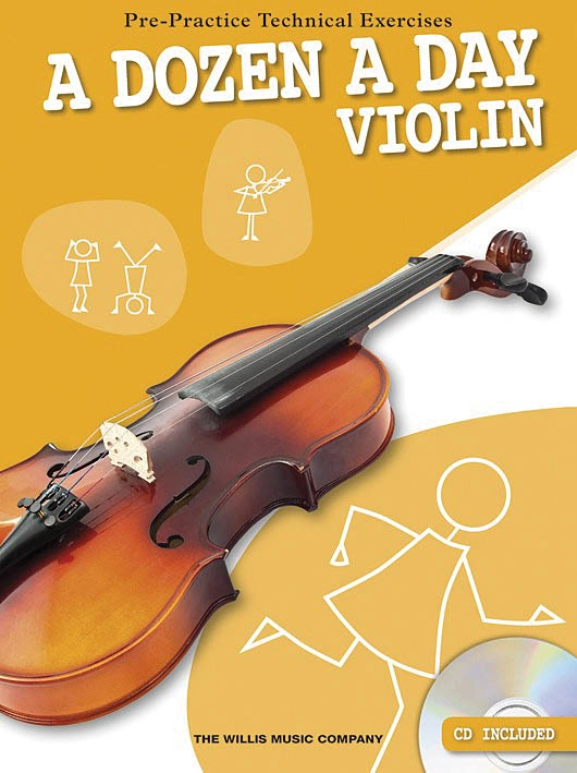 A Dozen a Day: Pre-Practice Technical Exercises - Violin - Book/CD