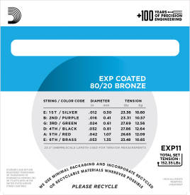 EXP11 - 80/20 Bronze Coated LIGHT 12-53