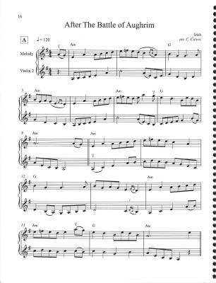 Conservatory Fiddletunes Blue Duet Book - Cairns - Violin Duet - Book