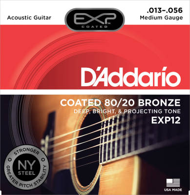 DAddario - EXP12 - 80/20 Bronze Coated MEDIUM 13-56