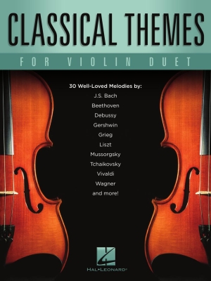 Classical Themes for Violin Duet - Book
