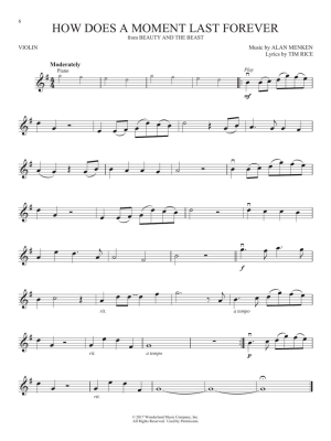 Favorite Disney Songs: Instrumental Play-Along - Violin - Book/Audio Online