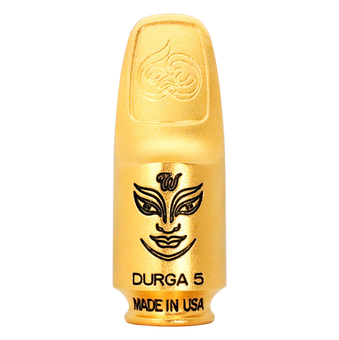 Durga V Soprano Saxophone Mouthpiece - 8, Gold-Plated