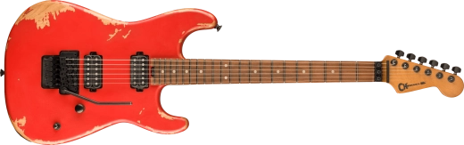 Charvel Guitars - Pro-Mod Relic San Dimas Style 1 HH FR PF, Pau Ferro Fingerboard - Weathered Orange