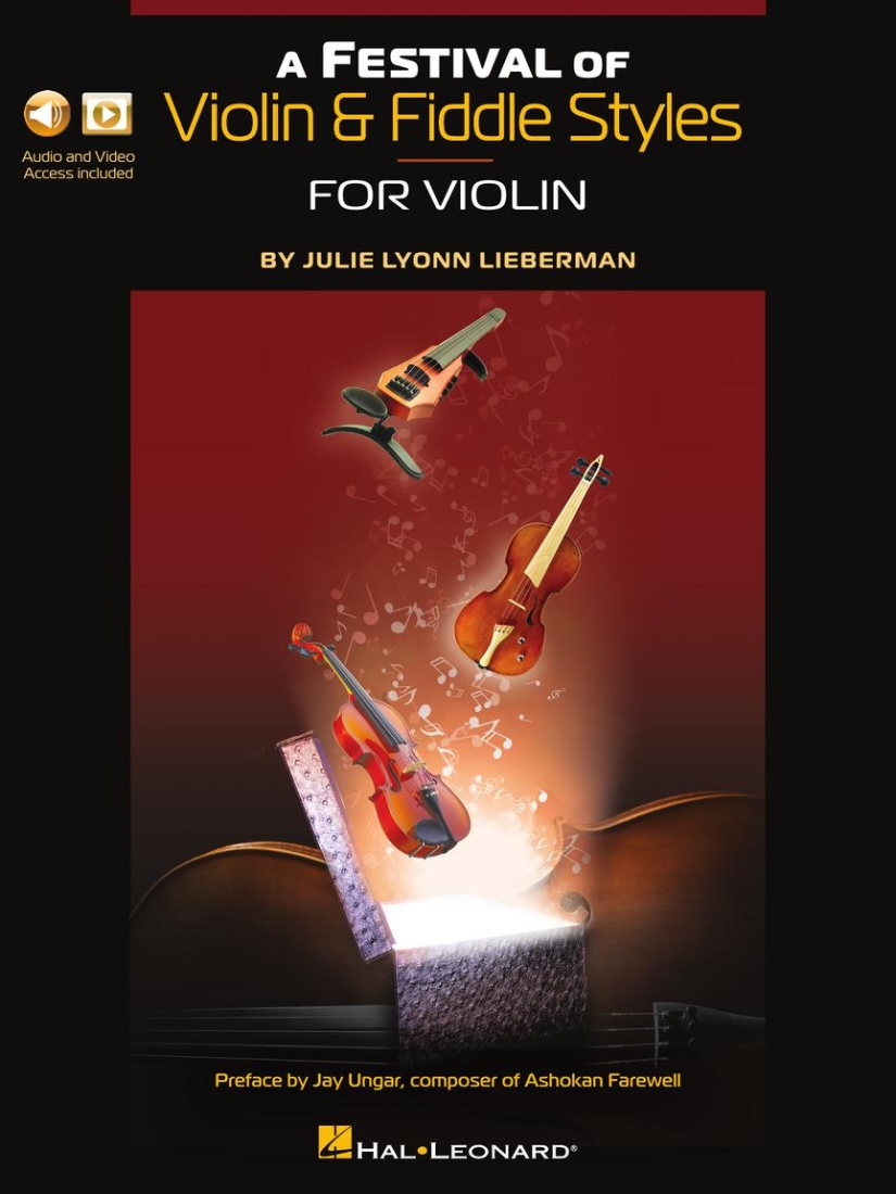 A Festival of Violin & Fiddle Styles for Violin - Lieberman - Violin - Book/Media Online