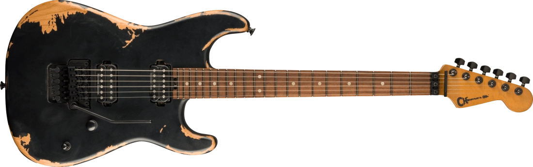 Pro-Mod Relic San Dimas Style 1 HH FR PF, Pau Ferro Fingerboard - Weathered Black