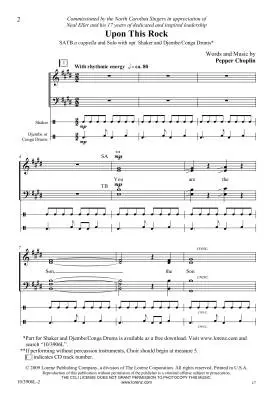 Upon This Rock - Choplin - SATB