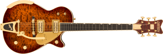 Gretsch Guitars - G6134TGQM-59 Limited Edition Quilt Classic Penguin with Bigsby, Ebony Fingerboard - Forge Glow